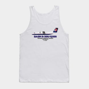 DeHavilland Canada Dash 8-300/Q300 - Canadian Regional Airlines "Old Colours" Tank Top